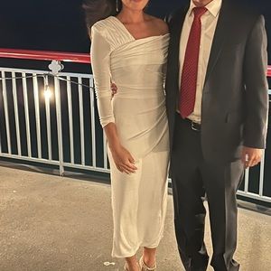 MISHA Collection One-Shoulder Long Sleeve Cocktail Dress